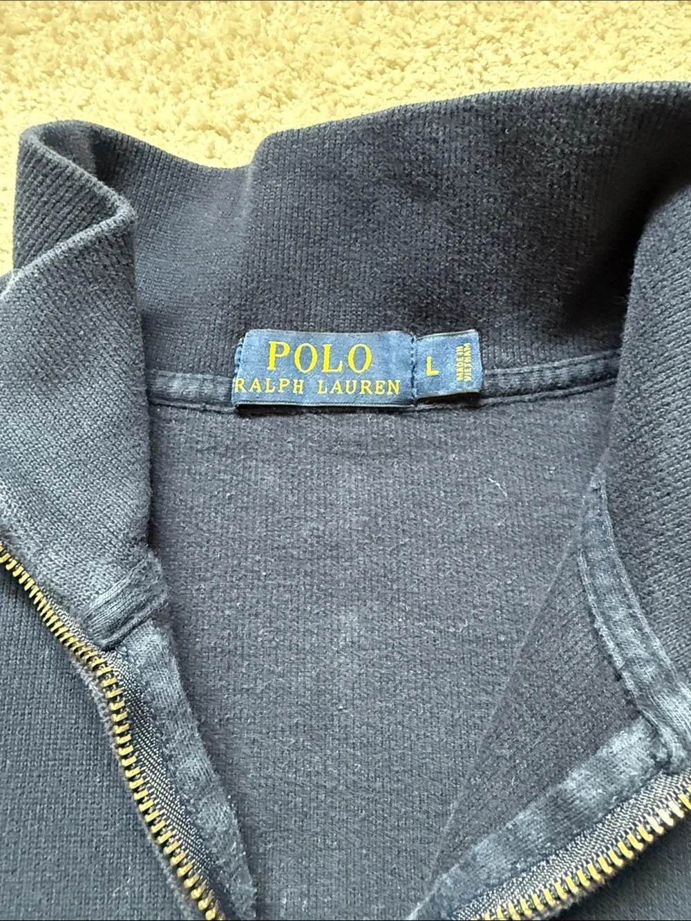 Polo by Ralph Lauren Navy Quarter-Zip Pullover